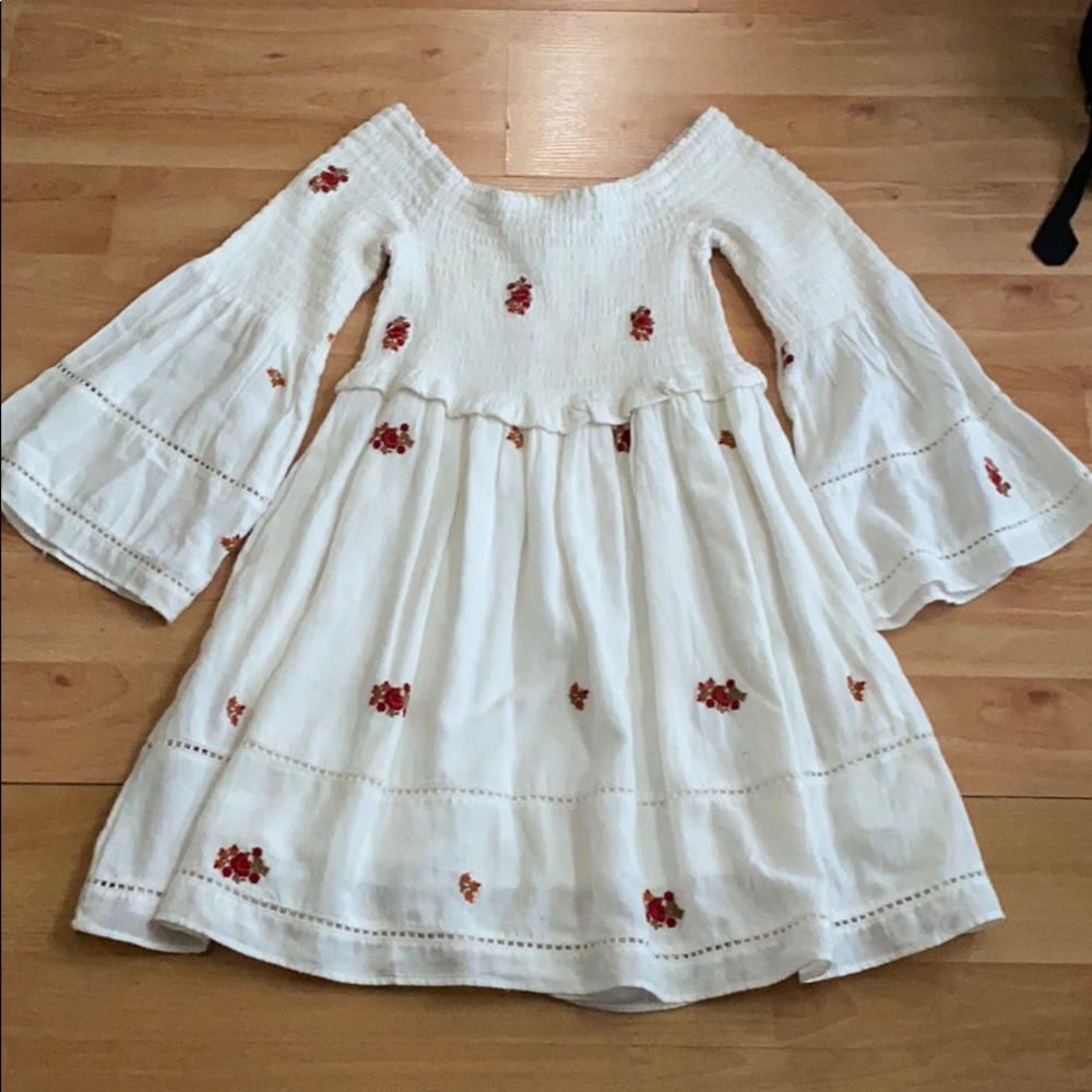 Free People Off the shoulder bell sleeve dress